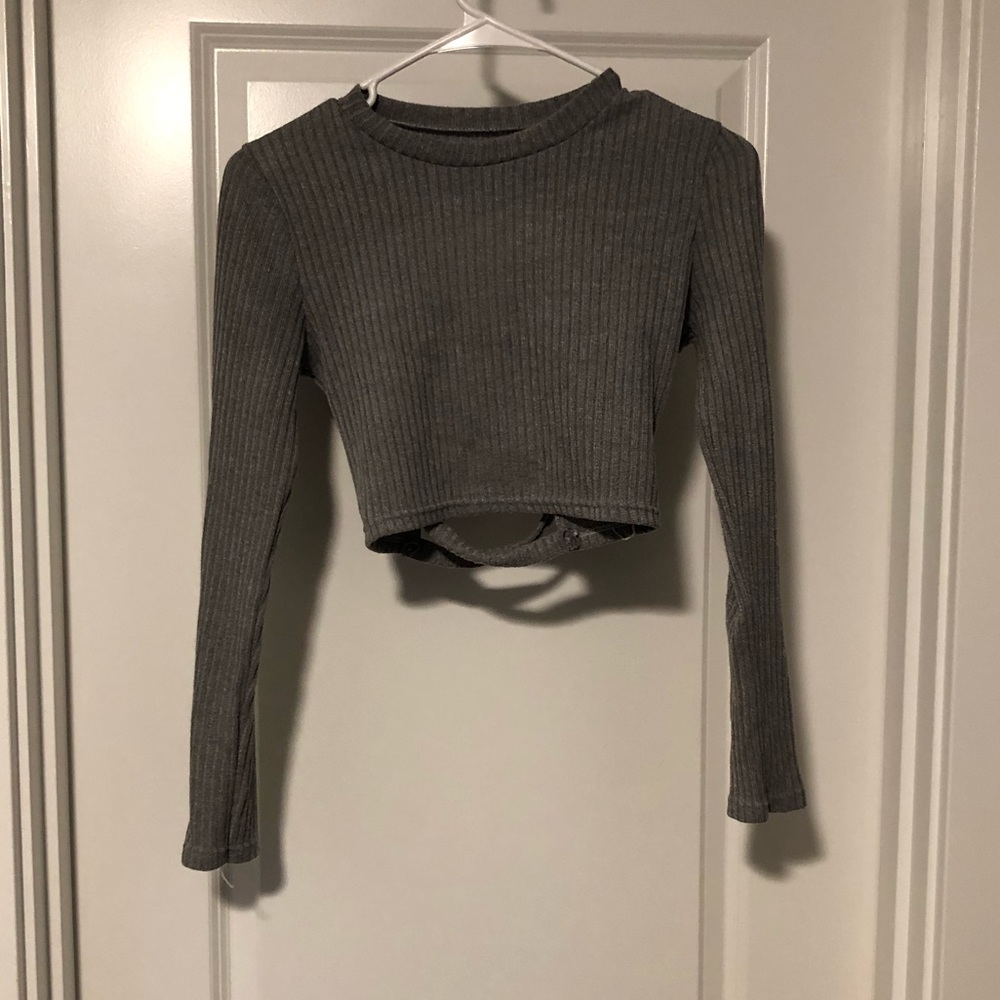 Sweater Crop Top